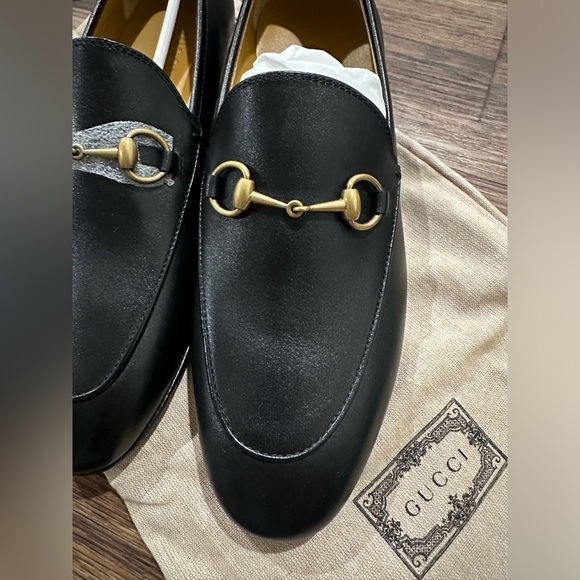 New in box Gucci Women's Moccasins Jordaan Loafers size 8.5 - Picture 3 of 9